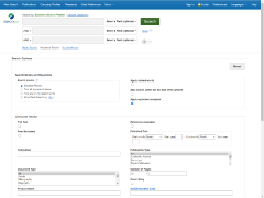 Screenshot of EBSCOhost