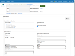 Screenshot of EBSCOhost