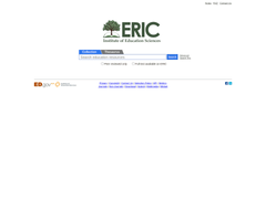 Screenshot of ERIC