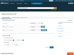 Screenshot of IEEE Xplore