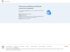 Screenshot of ScienceDirect