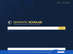 Screenshot of Semantic Scholar